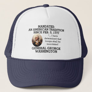 George Washington Mandates sinds 1777 Trucker Pet