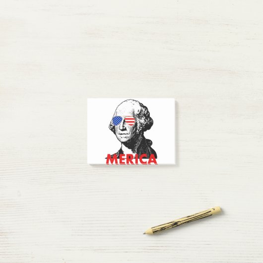 george washington merica post-it® notes (Op bureau)