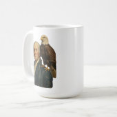 George Washington met Steenarend  Koffiemok (Voorkant links)
