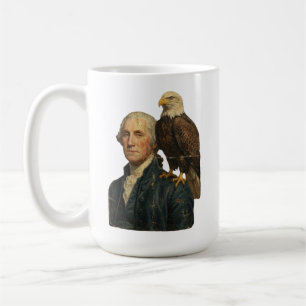 George Washington met Steenarend  Koffiemok