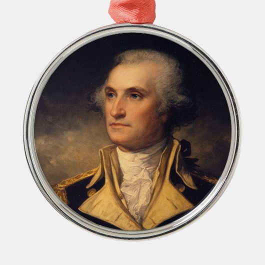 George Washington Metalen Ornament (Voorkant)