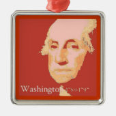 George Washington Metalen Ornament (Voorkant)