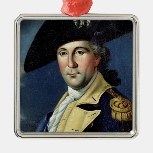 George Washington Metalen Ornament (Voorkant)