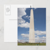 George Washington Monument Briefkaart (Voorkant / Achterkant)