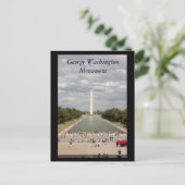 George Washington Monument Briefkaart (Staand voorkant)