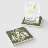 George Washington National Forest Stenen Onderzetter (Zijkant)