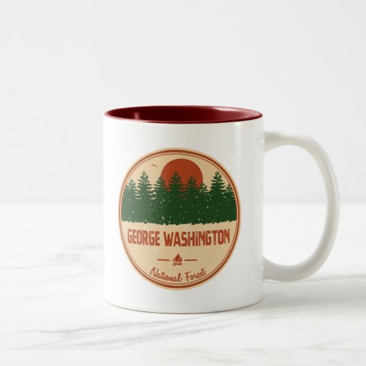George Washington National Forest Tweekleurige Koffiemok (Rechts)