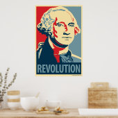 George Washington: Obama parodie poster (Keuken)