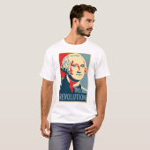 George Washington: Obama Parody Poster T-shirt (Voorkant volledig)