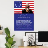 George Washington On Providence Poster (Thuiskantoor)
