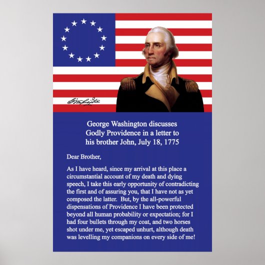 George Washington On Providence Poster (Voorkant)
