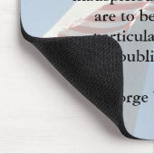 George Washington op de Mousepad Muismat (Hoek)