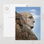 George Washington op het Briefkaart van Rushmore (Voorkant / Achterkant)