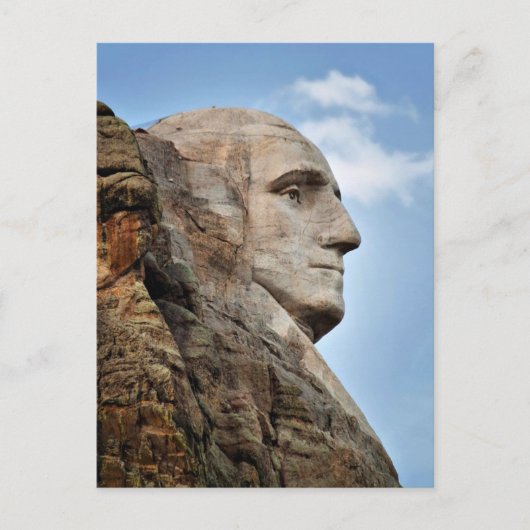George Washington op het Briefkaart van Rushmore (Voorkant)