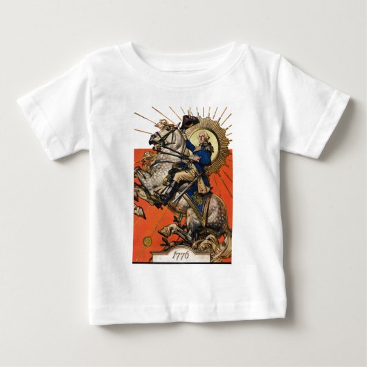 George Washington op Horseback (Voorkant)