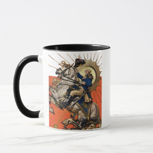 George Washington op Horseback Mok (Links)