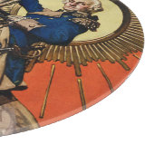 George Washington op Horseback Snijplank (Hoek)