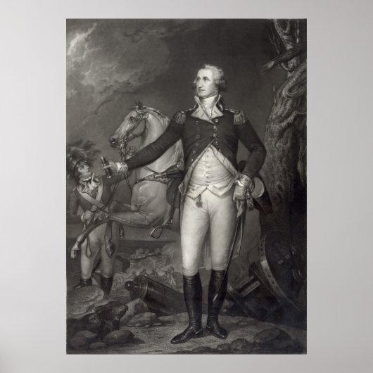 George Washington op poster Trenton (Voorkant)