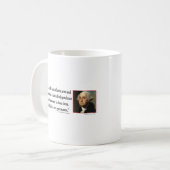 George Washington over de rechten van het Pistool Koffiemok (Voorkant links)