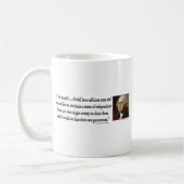 George Washington over de rechten van het Pistool Koffiemok (Links)