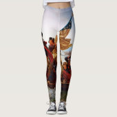 George Washington over de rivier de Delaware Leggings (Voorkant)