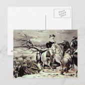 George Washington oversteken de Delaware Briefkaart (Voorkant / Achterkant)