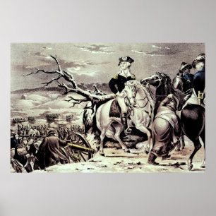 George Washington oversteken de Delaware Poster