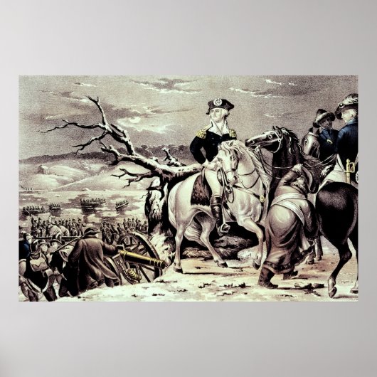 George Washington oversteken de Delaware Poster (Voorkant)