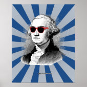 George Washington Party Glasses Poster (Voorkant)