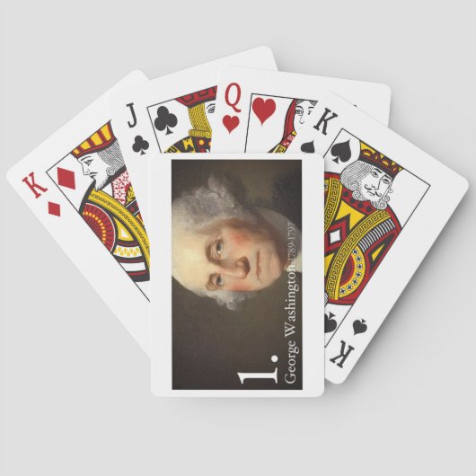 George Washington Pokerkaarten (Achterkant)