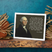 George Washington Political Party Quote Fotoplaat (Zijkant)