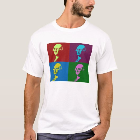 George Washington PopArt T-shirt (Voorkant)