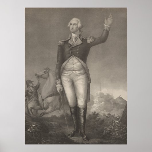 George Washington Portrait (1854) Poster (Voorkant)
