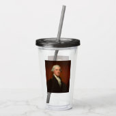 George Washington Portrait Acryl Drinkbeker (Achterkant)