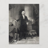 George Washington Portrait briefkaart (Voorkant)