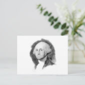 George Washington Portrait briefkaart (Staand voorkant)
