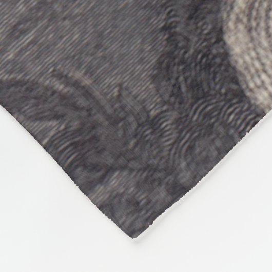  George Washington Portrait Fleece Deken (Hoek)