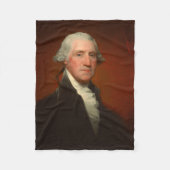 George Washington Portrait Fleece Deken (Voorkant)