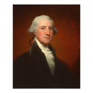 George Washington Portrait Foto Afdruk