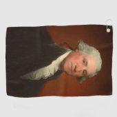 George Washington Portrait Golfhanddoek (Horizontaal)