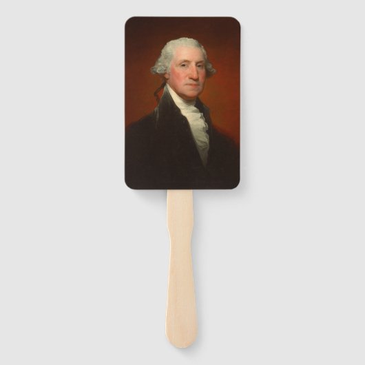 George Washington Portrait Handwaaier (Achterkant)