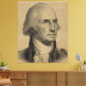  George Washington Portrait Illustratie Canvas Afdruk (Insitu (Woonkamer))