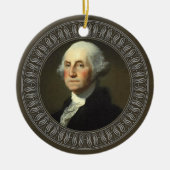 George Washington Portrait Keramisch Ornament (Voorkant)