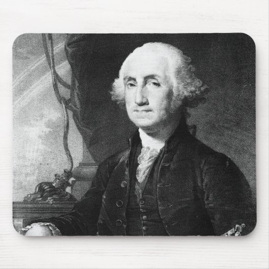 George Washington Portrait mousepad Muismat (Voorkant)