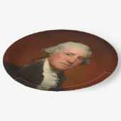 George Washington Portrait Napkins Papieren Bordje (Gekanteld)