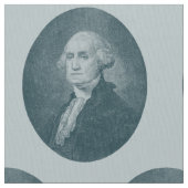 George Washington Portrait Oval Stof (Close Up)