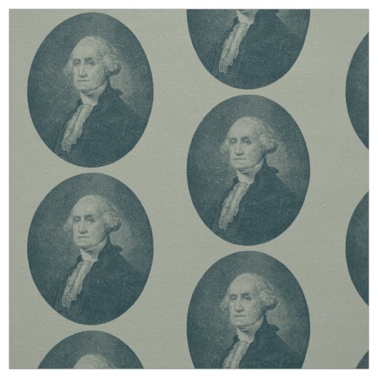 George Washington Portrait Oval Stof (Swatch)