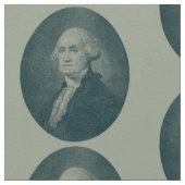 George Washington Portrait Oval Stof (Close Up)