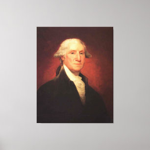  George Washington Portrait Painting Canvas Afdruk