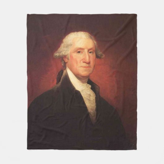  George Washington Portrait Painting Fleece Deken (Voorkant)